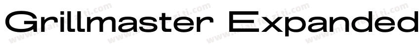 Grillmaster Expanded Black字体转换